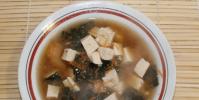 Мисо суп с креветками (Японская кухня) Рецепт приготовления мисо супа с креветками